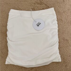 Princess Polly white mini Skirt size 6